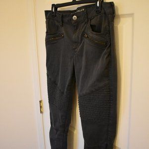 American Eagle Moto Jeans - Grey